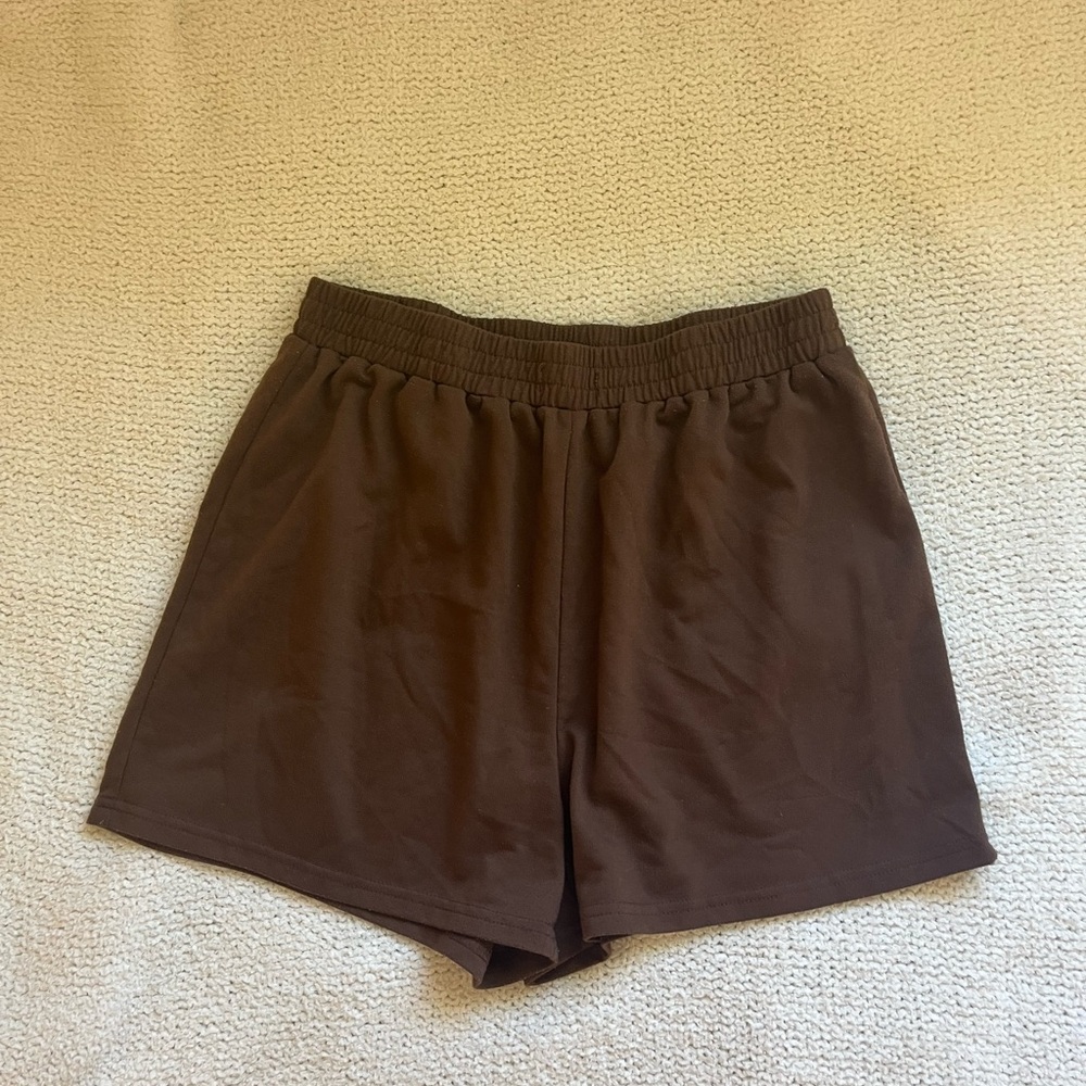 SHEIN Chocolate Brown Shorts